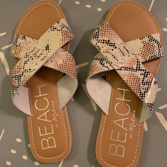 NWOT BEACH by Matisse Pebble Sandals - Picture 3 of 3